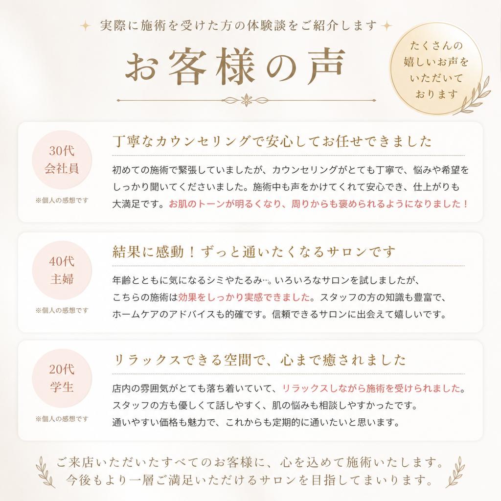 お客様の声