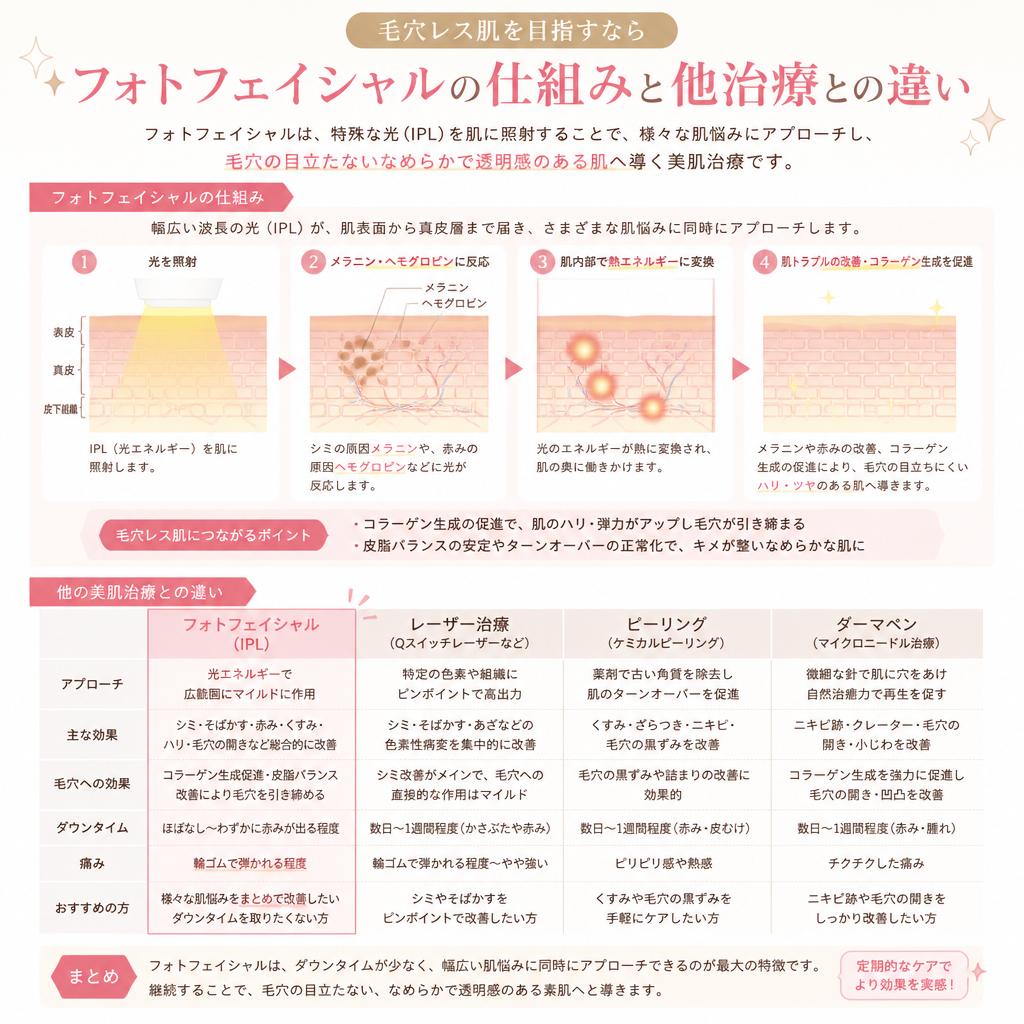 最新技術のフォトフェイシャル
