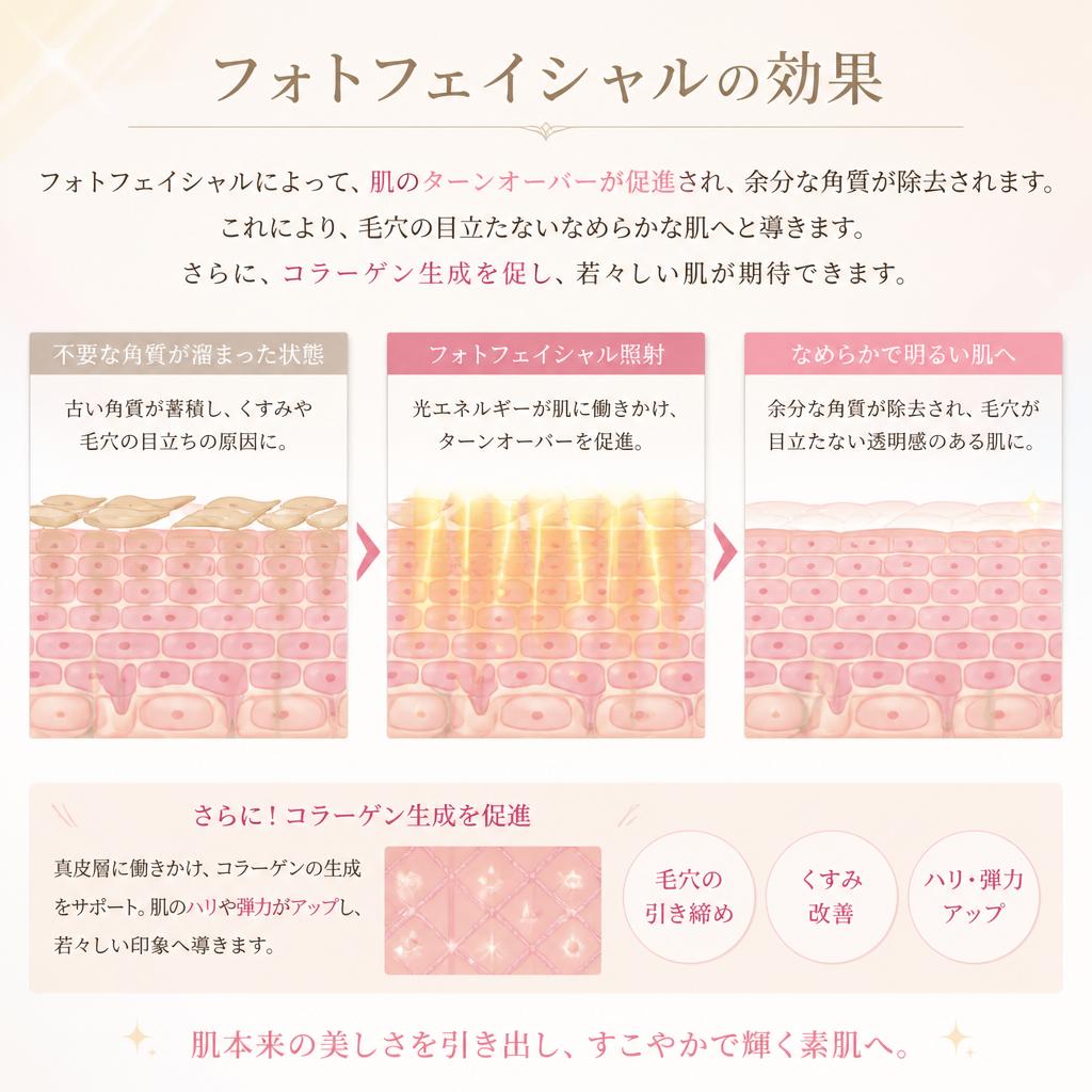 フォトフェイシャルのメリット