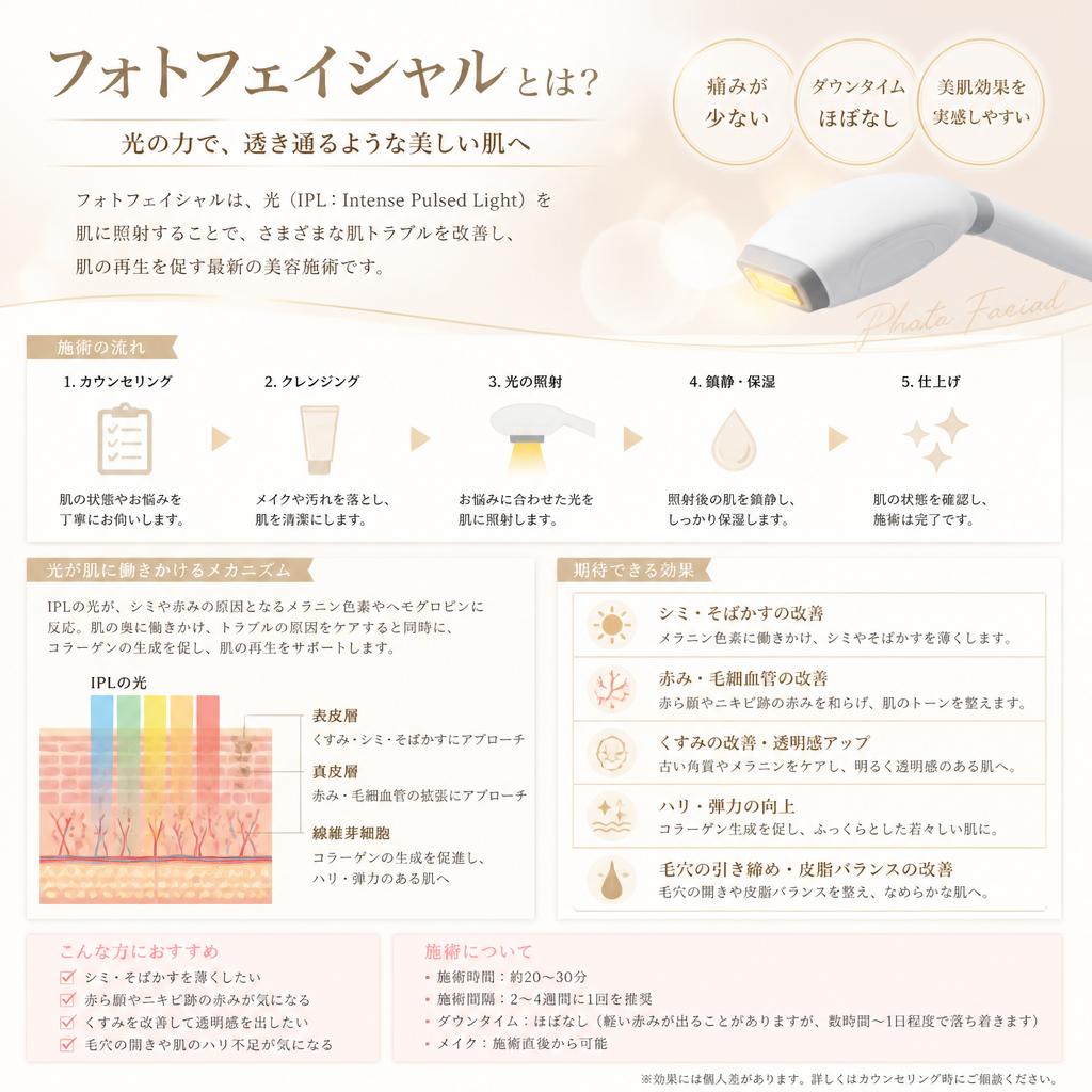 フォトフェイシャルとは？