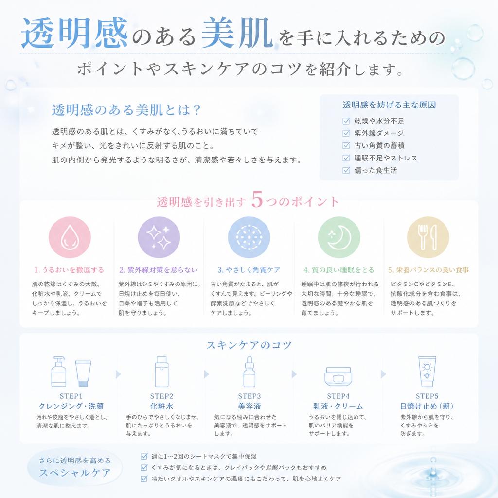 美肌の秘密を大公開！