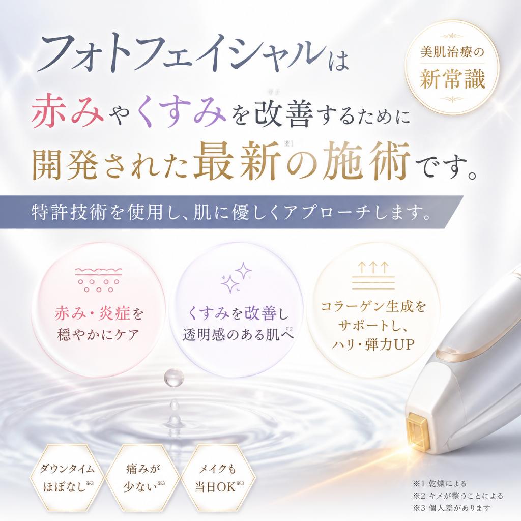 フォトフェイシャルの効果とは