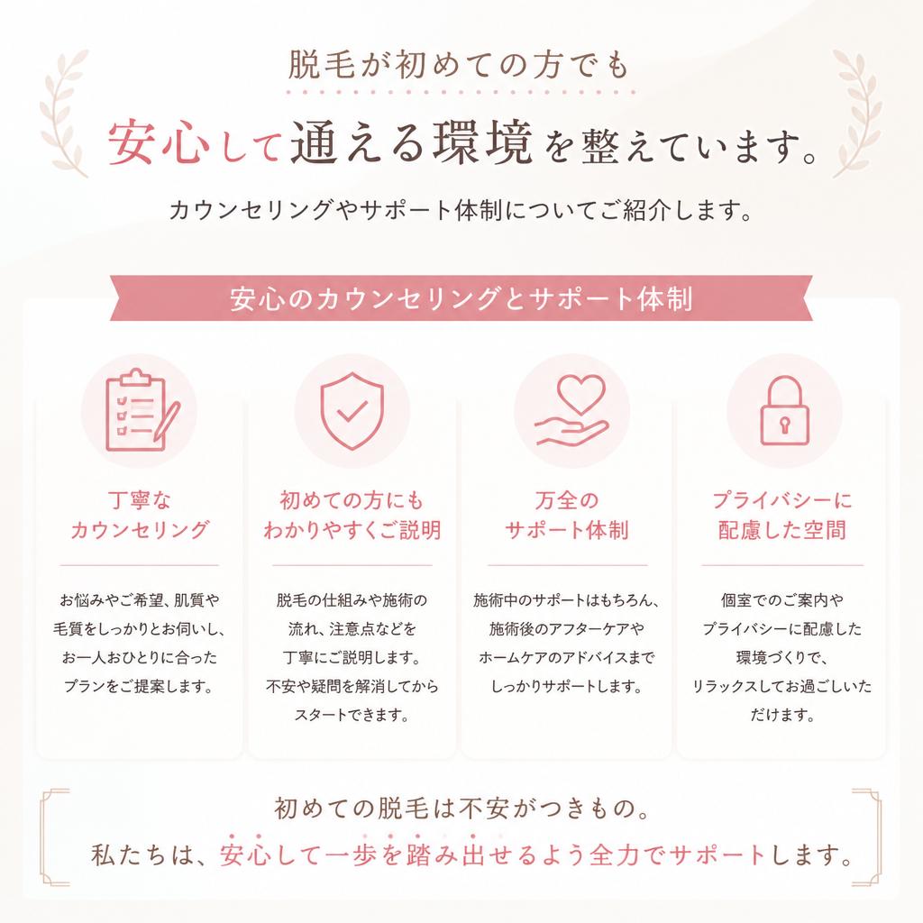 5. 気軽に通える理由