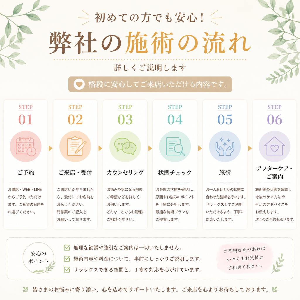 5. 施術の流れ