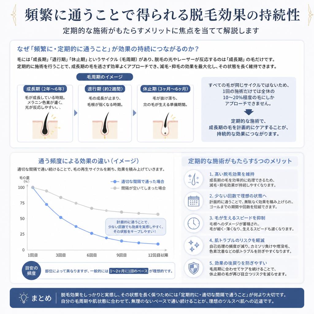 脱毛効果の持続性