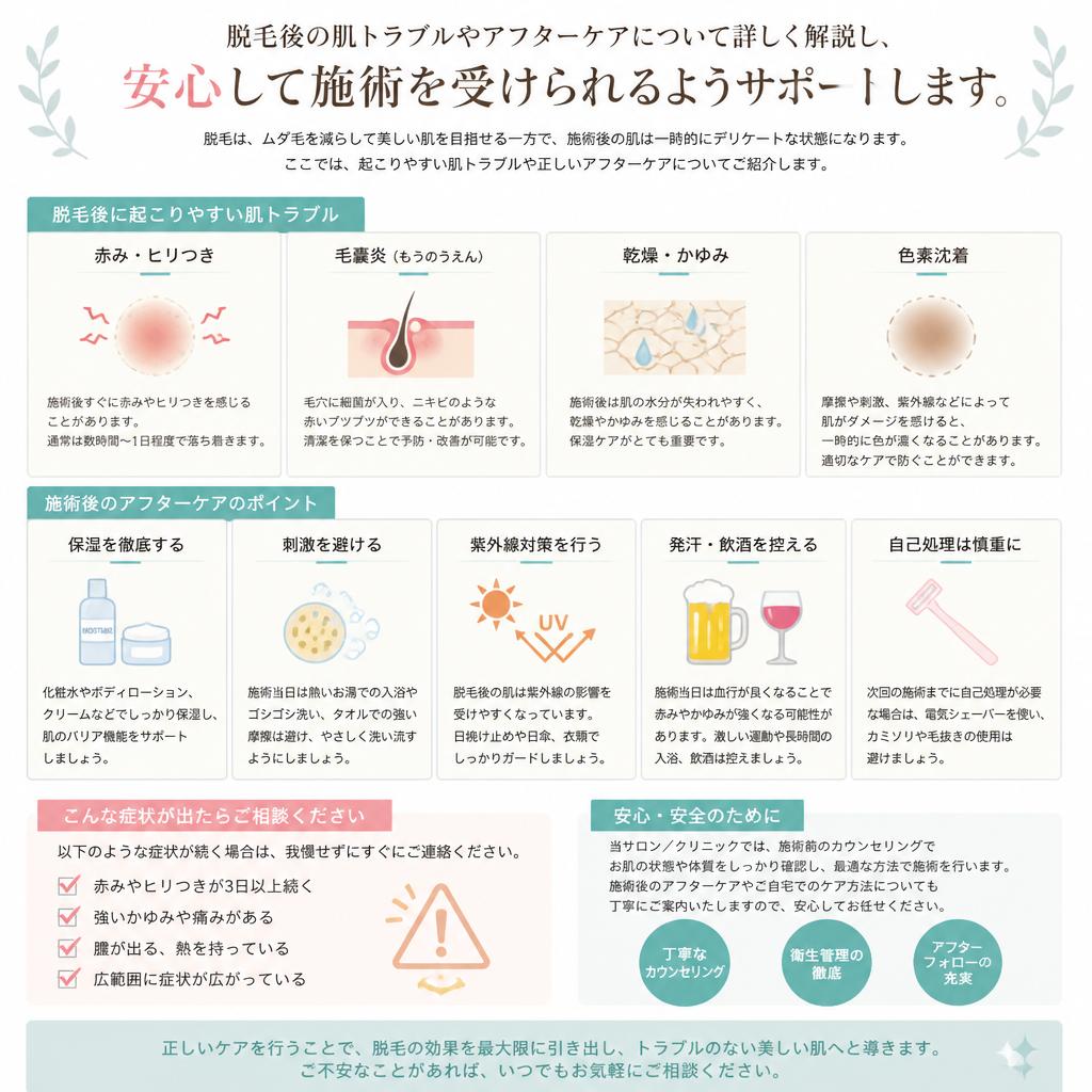 5. ひげのお手入れにおけるトラブルとその対策