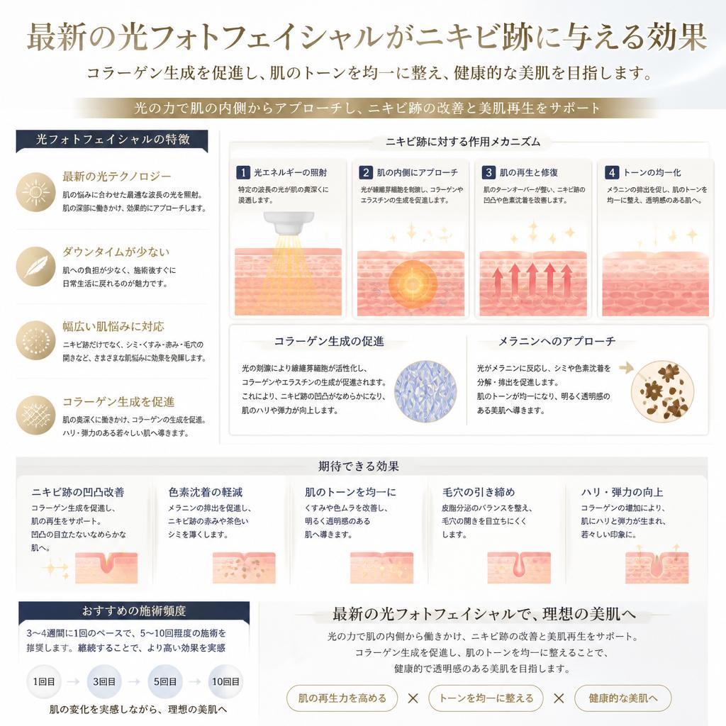 光フォトフェイシャルの効果