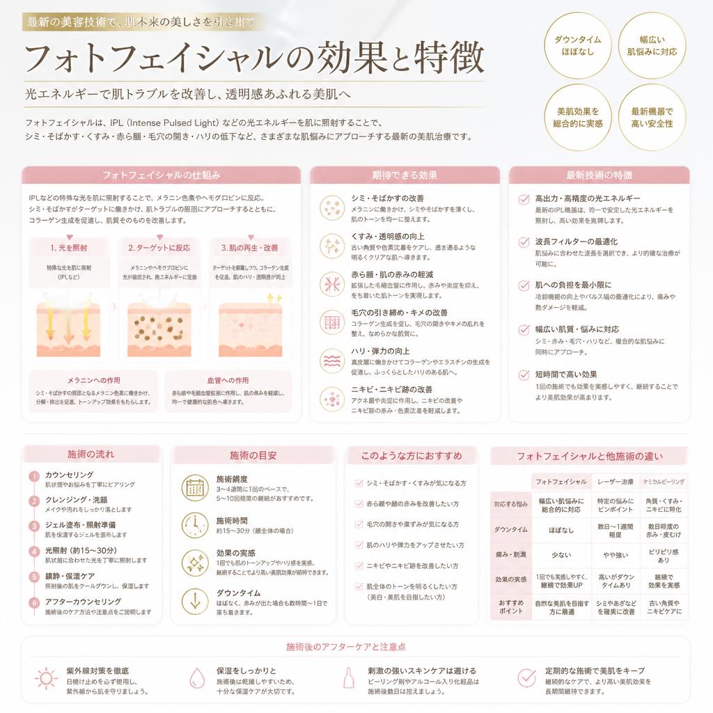 フォトフェイシャルとは？