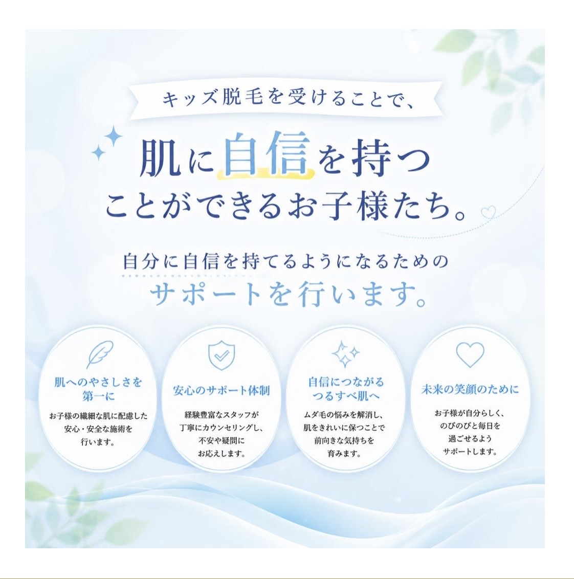 保護者の皆様へ、サポート体制のご紹介
