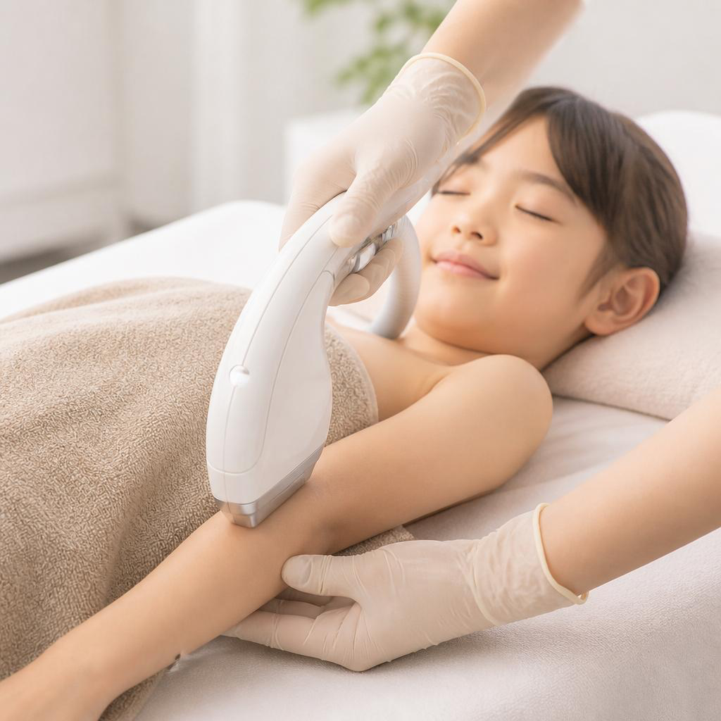 敏感肌のお子様のための安心脱毛サービス