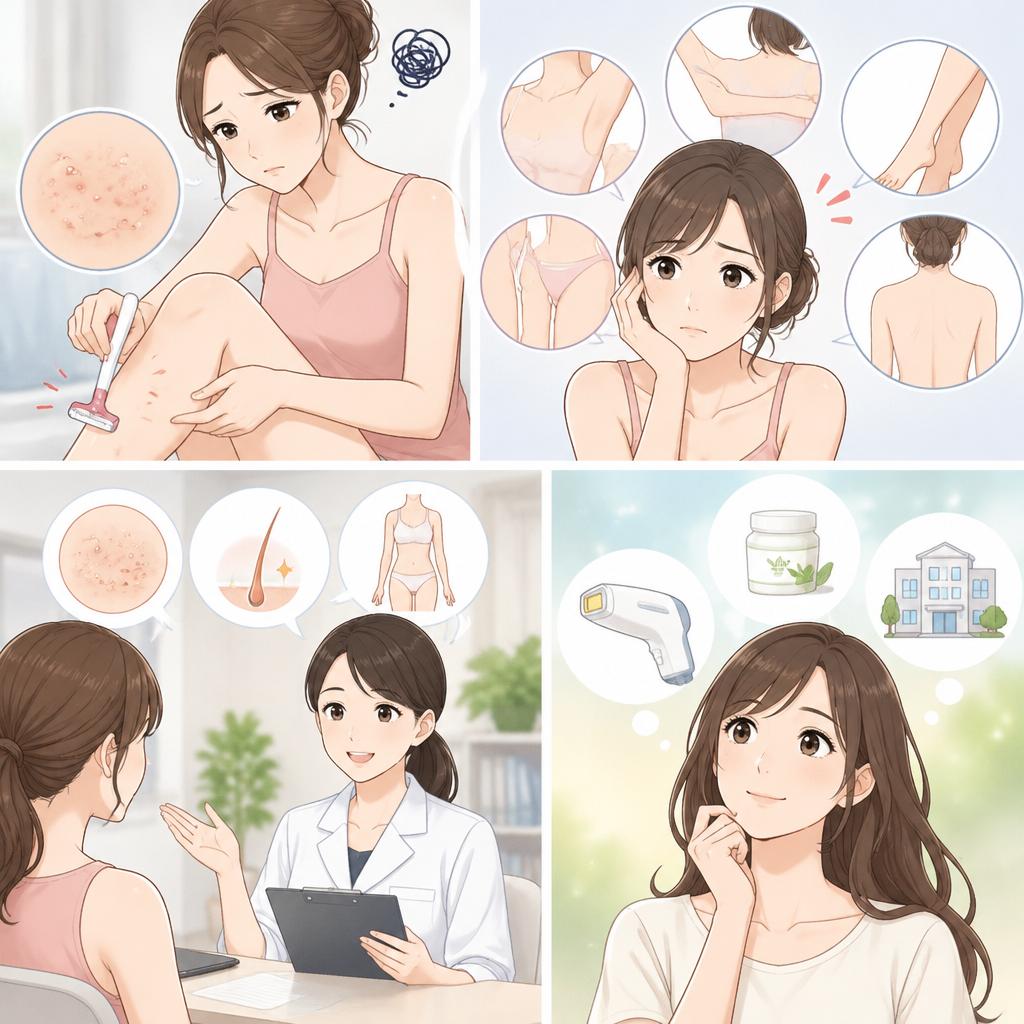 学生のムダ毛悩みに、無理のないケアという選択肢