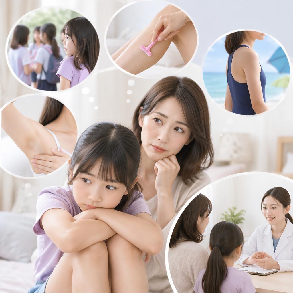 気になり始めた今が相談のタイミング。小学生のムダ毛ケアのお悩み