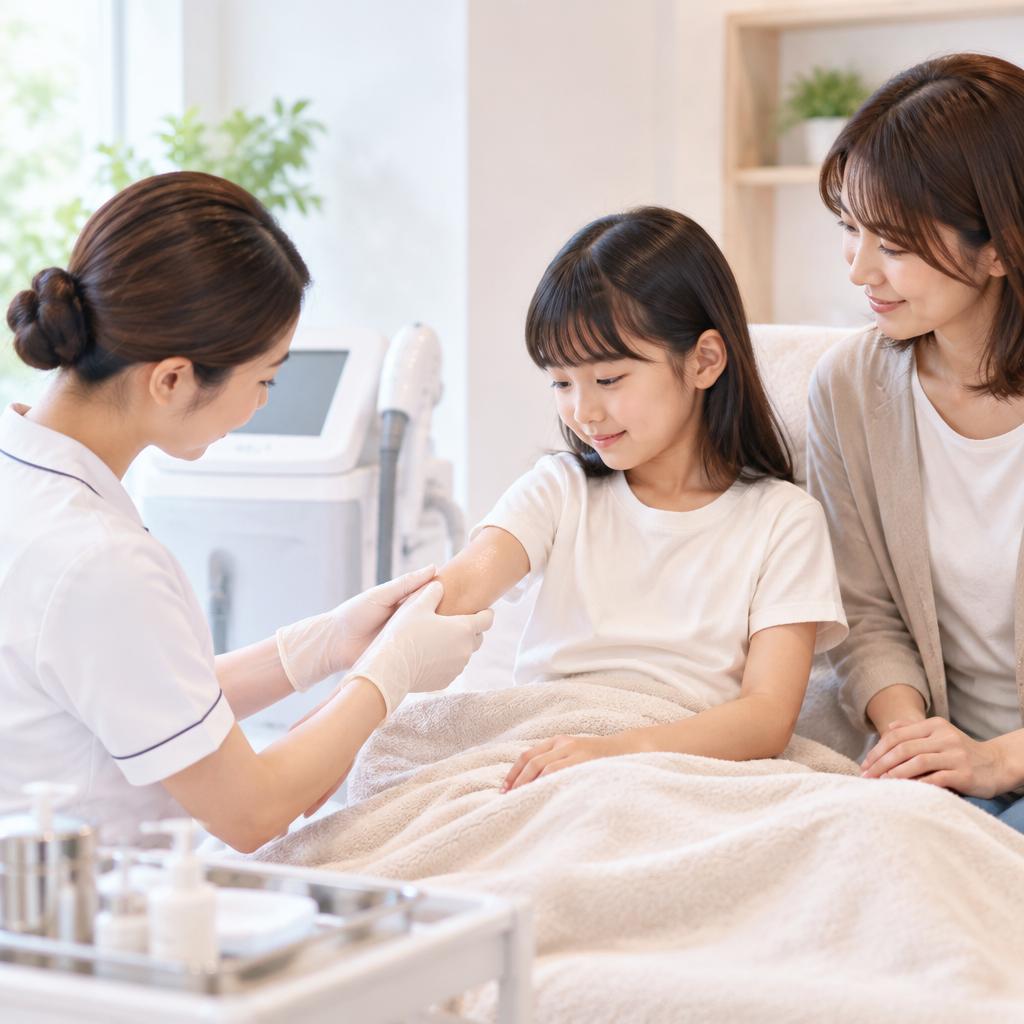 脱毛を始める前に知っておきたい、小学生の肌と気持ちへの配慮